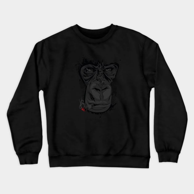 Munky Giga Crewneck Sweatshirt by wisecolor